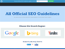 Tablet Screenshot of allseoguidelines.com